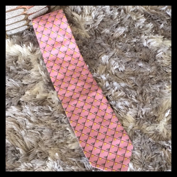 Burberry Pink Tie - Picture 1 of 7